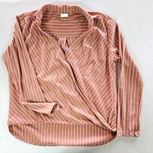 By Together, V Front wrap top size small